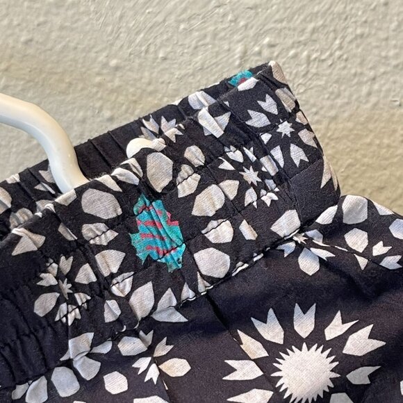 MODAPOSA Boho Beach Pants & Bag Set S Floral Fish Print Lounge Coastal Wear - Picture 9 of 11